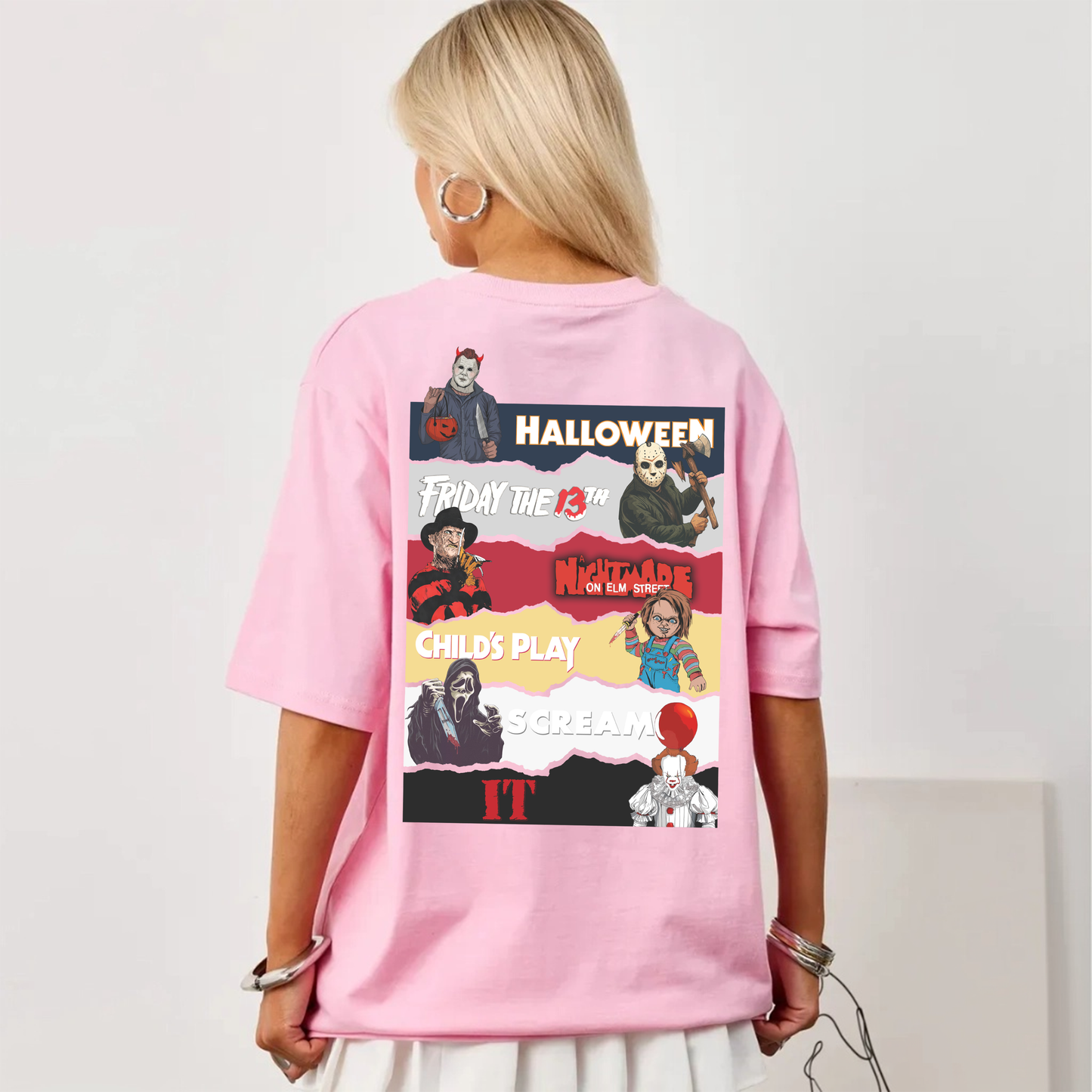 Retro Spooky Villains Tee