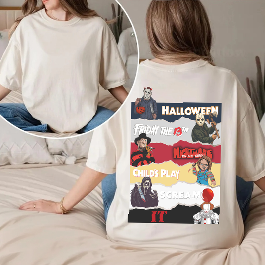 Retro Spooky Villains Tee