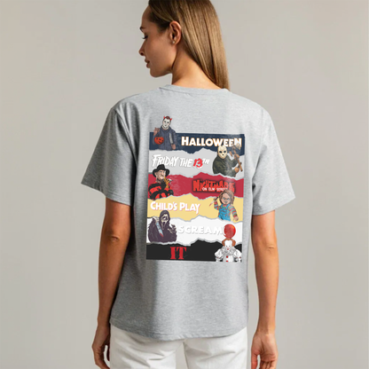 Retro Spooky Villains Tee