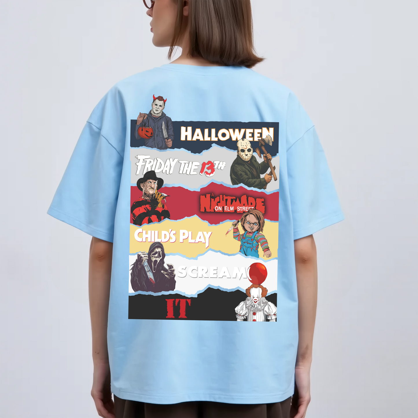 Retro Spooky Villains Tee