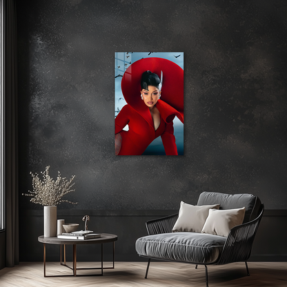 Glam Lady Wall Art